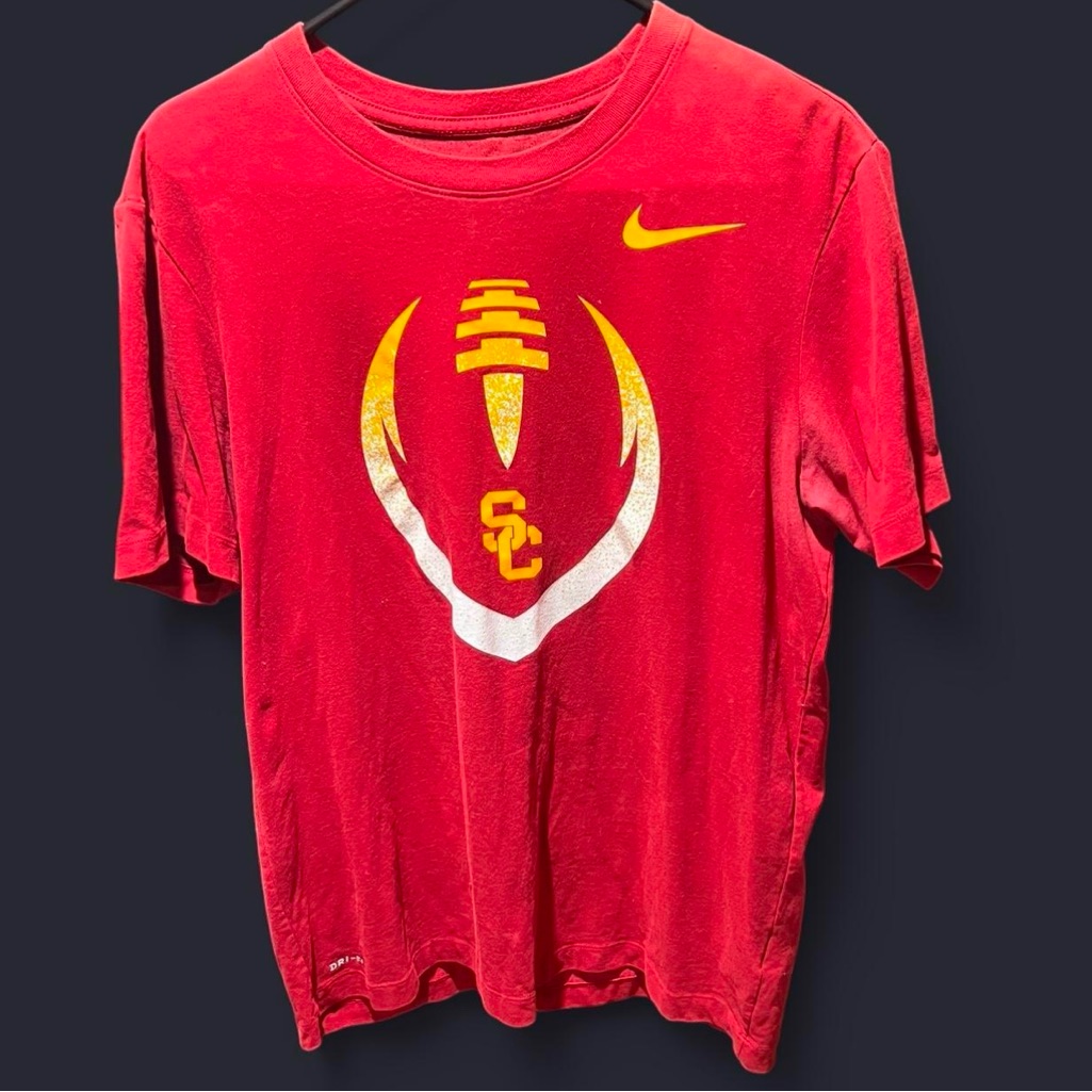 Nike Red And Gold Short Sleeve Tee